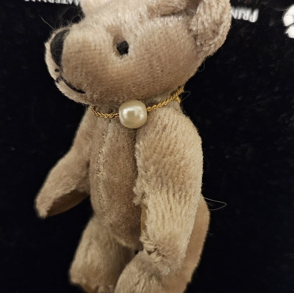 Small-scale Collectors' Item 5-way Jointed Miniature Plush Teddy Bear 2.5" H - Picture 4 of 9